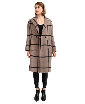 Belle & Bloom Publisher Double-Breasted Wool Blend Coat