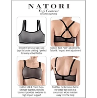 Natori Women's Convertible Coolmax Yogi Contour High Impact Sports Bra
