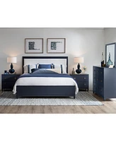 Summerland 3pc Bedroom Set (California King Upholstered Bed, Dresser, Nightstand)