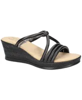 Easy Street Women's Elvera Slip-On Wedge Sandals