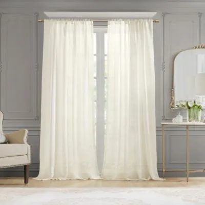 Cornelli Embroidery Curtain Panel