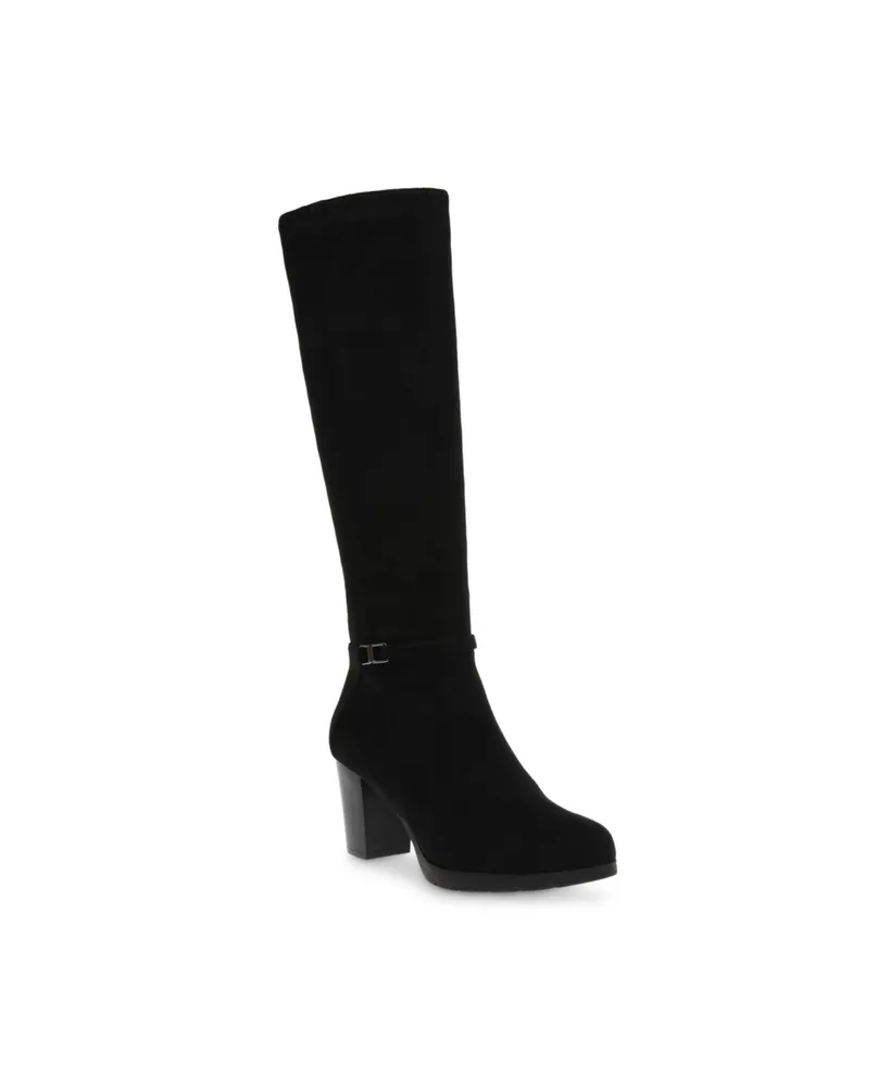 Anne Klein Women's Reachup Round Toe Knee High Boots