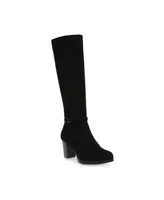 Anne Klein Women's Reachup Platform Block Heel Knee High Dress Boots