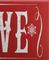 National Tree Company 31" Believe Horizontal Holiday Wall Sign