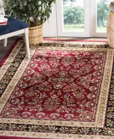 Safavieh Lyndhurst LNH331 Red and Black 4' x 6' Area Rug