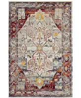 Safavieh Crystal CRS503 Light Blue and Red 8' x 10' Area Rug