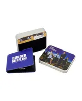 The Office Dunder Mifflin Inc. Paper Company Bifold Wallet, Slim Wallet with Decorative Tin for Men and Women