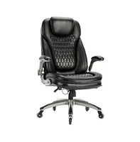 Ergonomic Executive Office Chair with Rubber Wheels