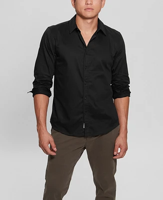 Guess Men's Luxe Stretch Long Sleeves Shirt