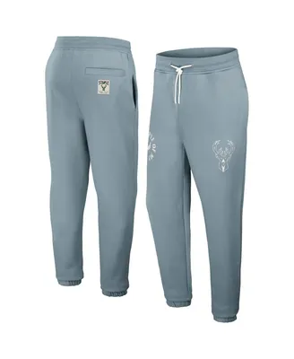 Men's Nba x Staple Mint Milwaukee Bucks Plush Sweatpants