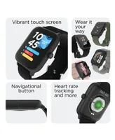 24/7 Evo Unisex Silicone Strap Smartwatch 37.5mm