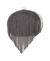 Nina Crystal Chain Draped Minaudiere