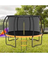 12FT Outdoor Trampoline with Safety Net and Accessories