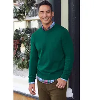 Lands' End Big & Tall Fine Gauge Cashmere Sweater