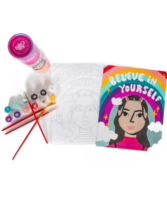 Kids Crafts Believe in Yourself Paint by Number Craft Kit