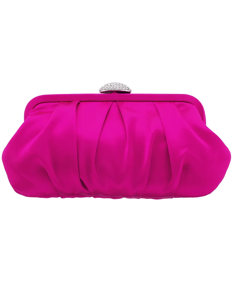 Nina Classic Satin Clutch