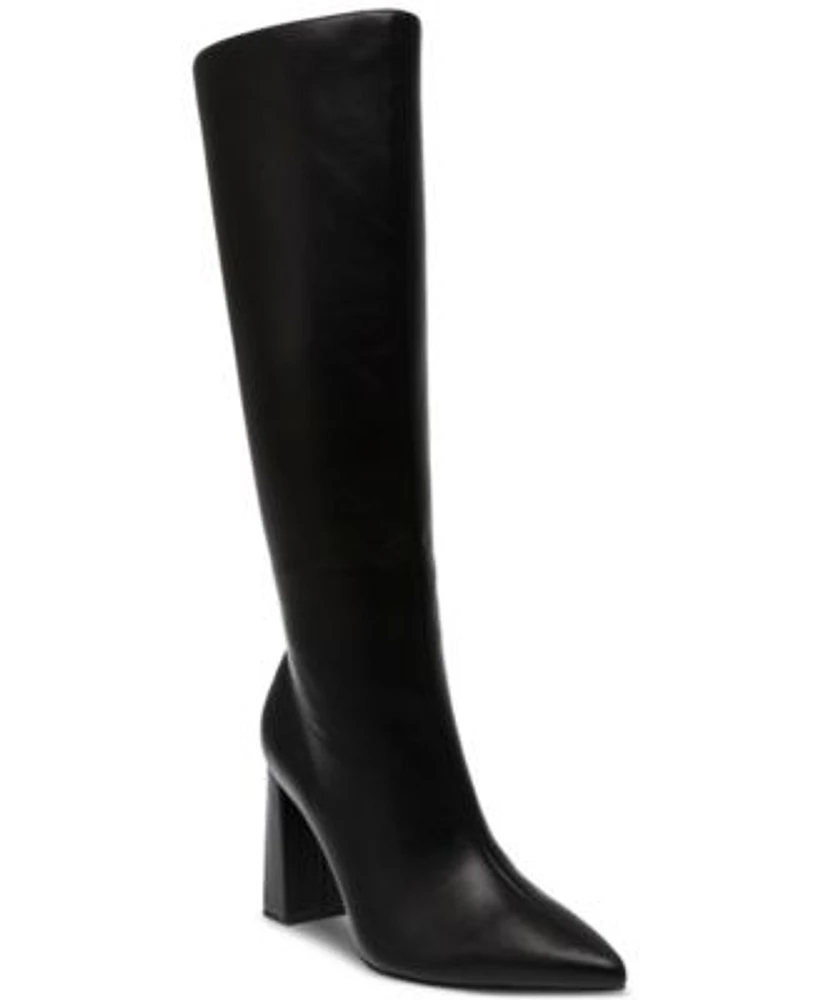 Wild Pair Womens Islah Block Heel Dress Boots Created For Macys Regular Wide Calf
