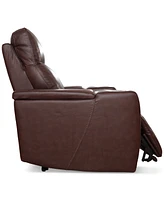 Greymel 37" Zero Gravity Leather Chair with Power Headrest, Created for Macy's