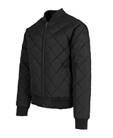 Spire By Galaxy Men's Quilted Bomber Jacket