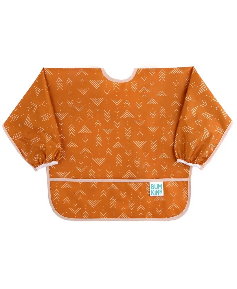 Bumkins Baby Boys and Girls Water-Resistant Sleeved Bib