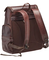 Mancini Men's Buffalo Backpack with Zippered Laptop, Tablet Compartment