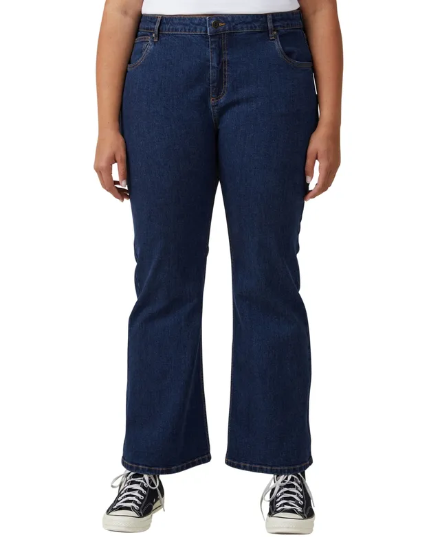 Cotton On Women's Stretch Bootleg Flare Jeans In Desert Blue