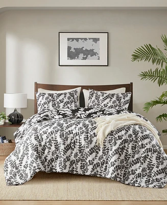 510 Design Aria Floral Print Reversible 3-Pc. Comforter Set, King/California King