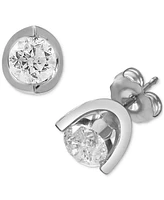 Diamond Tension Mount Stud Earrings (1-1/2 ct. t.w.) in 14k White or Yellow Gold