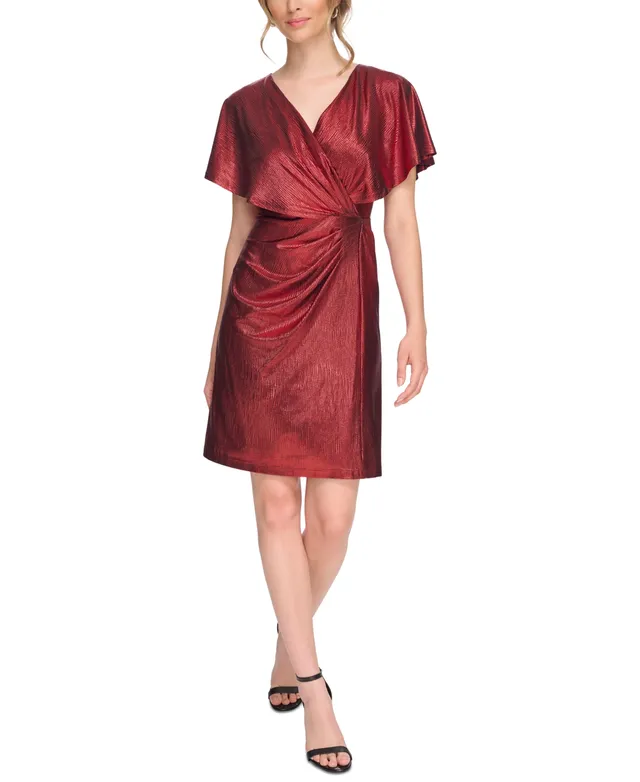 kensie Blouson Wrap Dress - Macy's