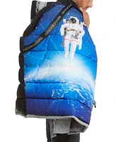 Space One Men's Nasa Inspired Parka Jacket with Printed Astronaut Interior