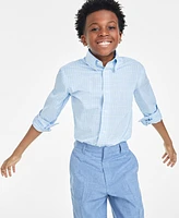 Big Boys Classic Fit Long Sleeve Dress Shirt