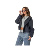 Women's Milly oversized cropped jacket
