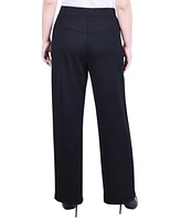 Ny Collection Petite Full Length Scuba Crepe Pants