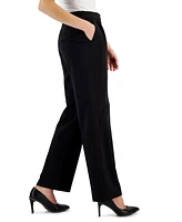 Bar Iii Women's Bi-Stretch Wide-Leg Pants, Created for Macy's