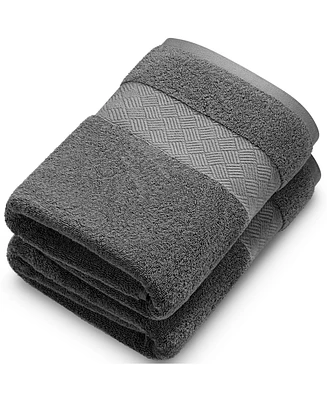Alibi Soft & Absorbent Luxury Cotton Bath Towels 30" x 56" - 2 Pack