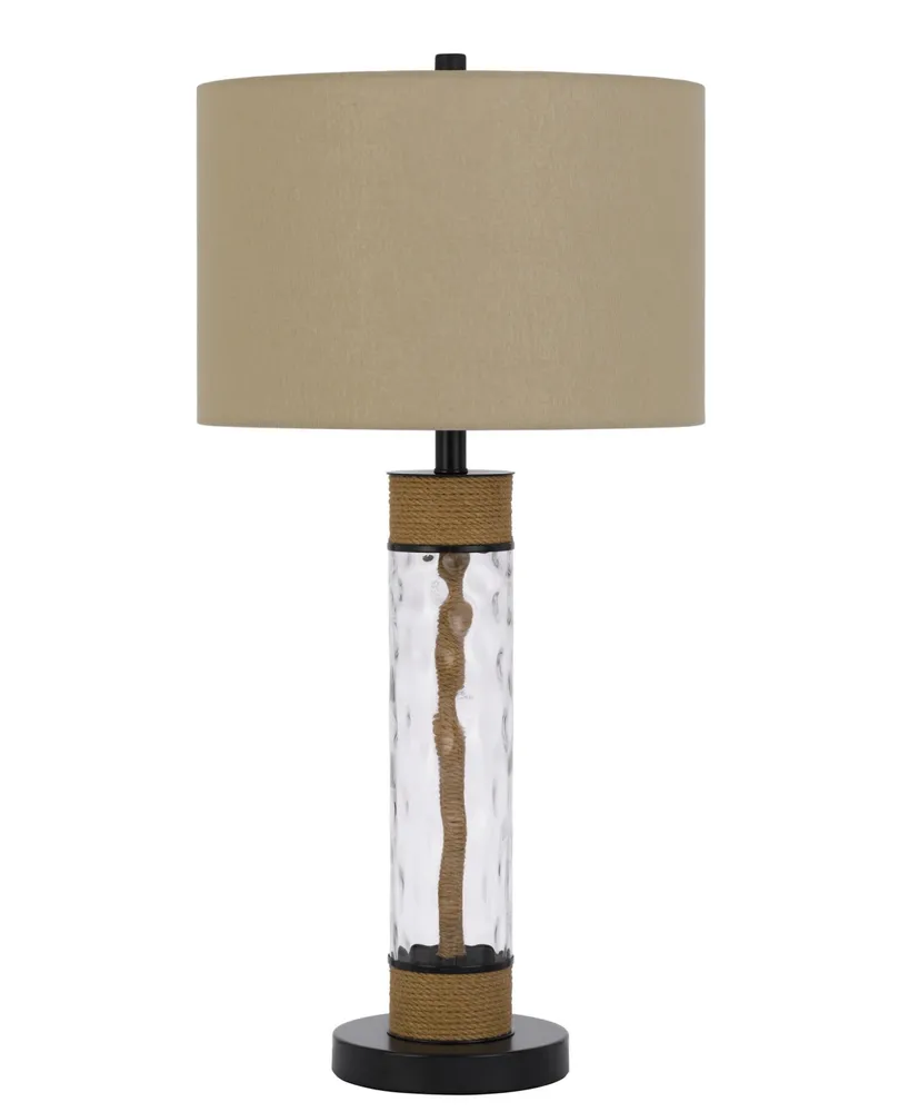 Bartow 32" Height Metal and Glass Table Lamp