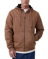 Cotton On Men's Hooded Carpenter Jacket