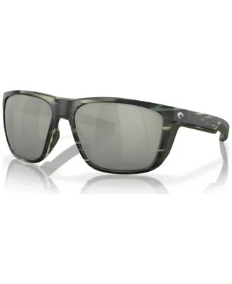 Costa Del Mar Men's Ferg Polarized Sunglasses, Mirror Polar 6S9002