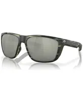 Costa Del Mar Men's Ferg Polarized Sunglasses, Mirror Polar 6S9002