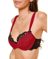 Adore Me Women's Clairabelle Push Up Demi Bra
