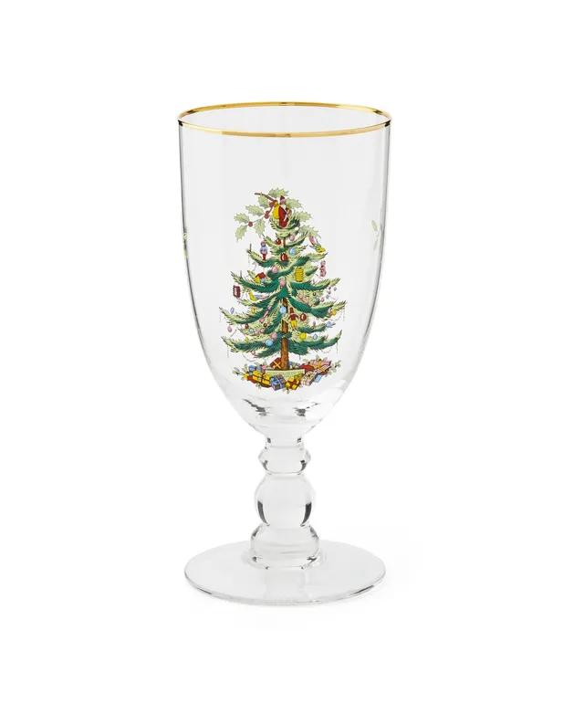 Spode Christmas Tree Champagne Flutes, Set of 4 - Macy's