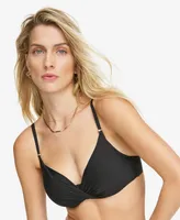 Calvin Klein Pleated Underwire Bikini Top