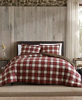 Eddie Bauer Navigation Plaid Reversible 2 Piece Comforter Set, Twin