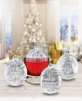 Christmas Ornament Ice Molds Set, 4 Piece