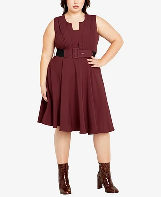 City Chic Plus Vintage Veronica Dress