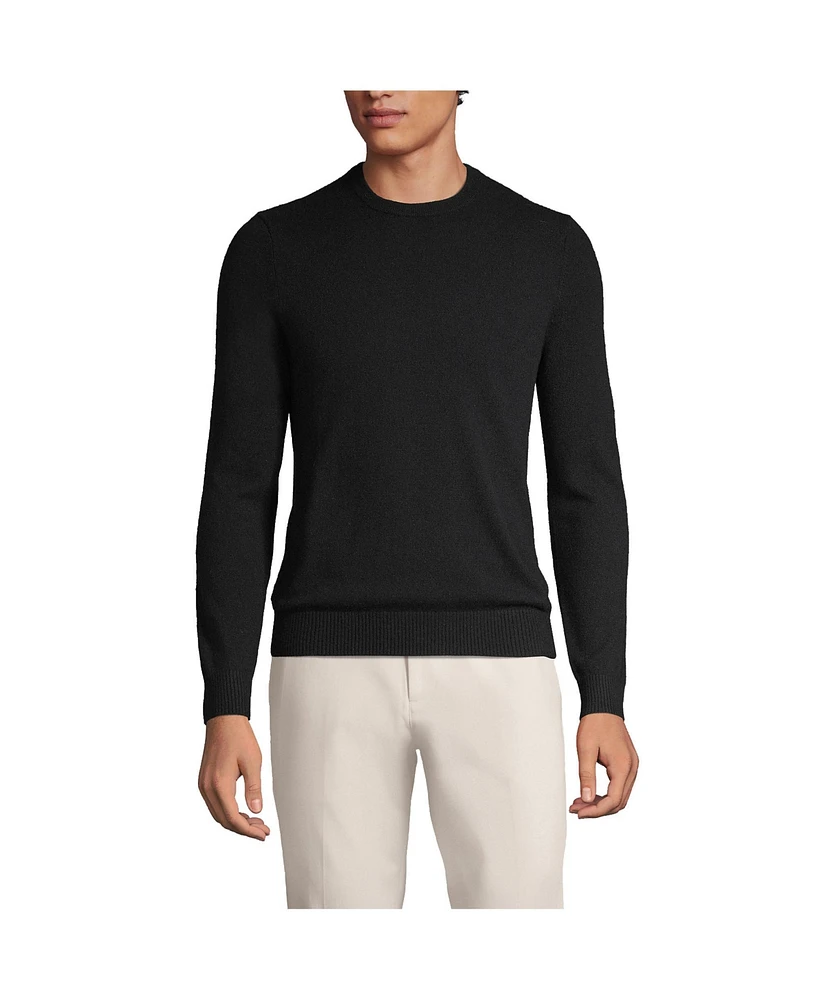 Lands' End Men's Fine Gauge Crewneck Sweater