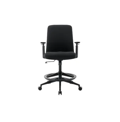 Mid-Back Drafting Chair with Height Adjustable Foot Ring