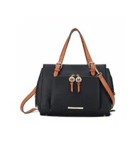 Mkf Collection Elise Color-block Satchel Handbags by Mia k