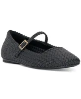 Vince Camuto Women's Vinley Woven Mary Jane Flats