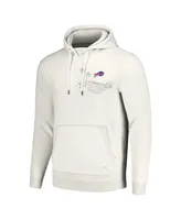 Men's Tommy Bahama White Buffalo Bills Home Game Pullover Hoodie